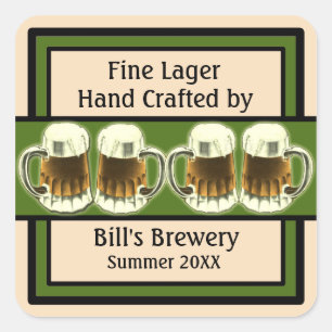 Customisable Beer Labels