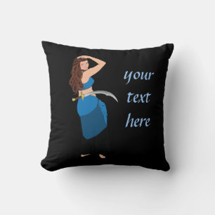 Customisable belly dancer cushion
