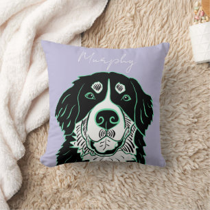 Customisable Bernese Mountain Dog Cushion