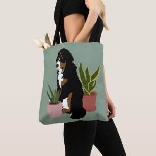 Customisable Bernese Mountain Dog  Tote Bag