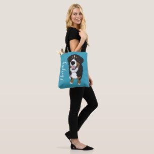 Customisable Bernese Mountain Dog Tote Bag