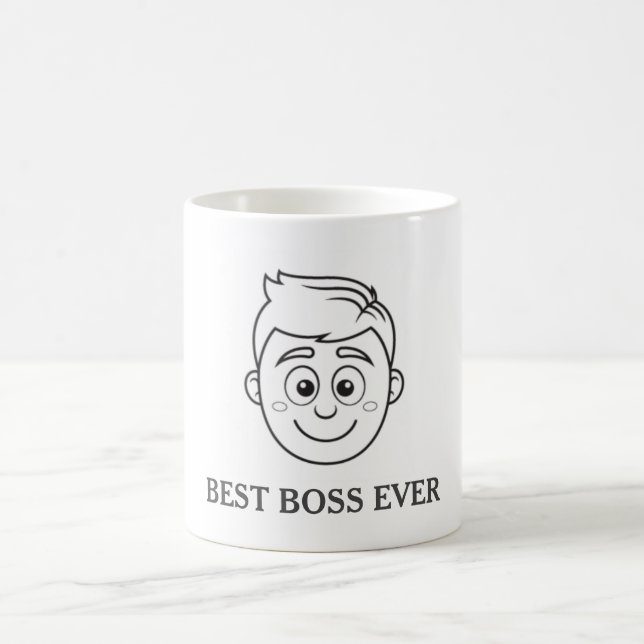 Customisable Best Boss Ever Mug (Center)