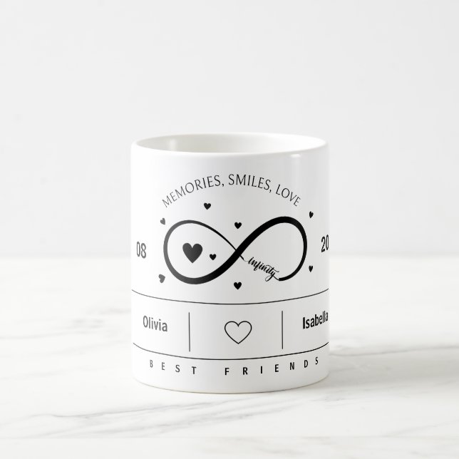 Customisable Best Friend/Family Member Anniversary Coffee Mug (Center)