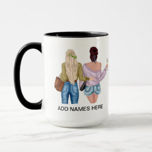 Customisable Best Friends Coffee Mug