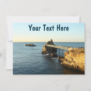 Customisable Biarritz card