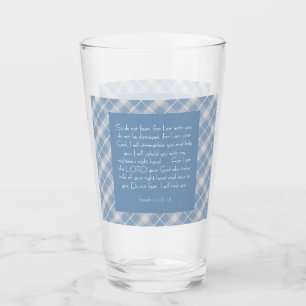 Customisable Bible Verse Isaiah 41:10, 13  Glass