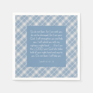 Customisable Bible Verse Isaiah 41:10, 13  Napkin