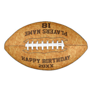 Customisable Birthday Football American Football