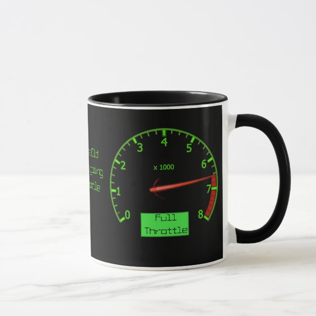 Customisable Birthday Gear Petrol Head Mug (Right)