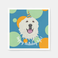 Customisable Birthday Great Pyrenees
