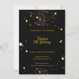 Customisable Birthday Invitation