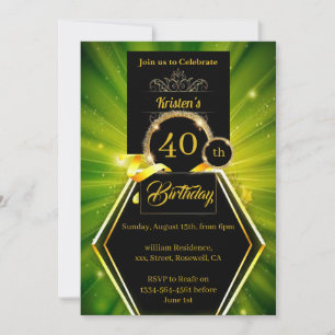 Customisable Birthday Invitation