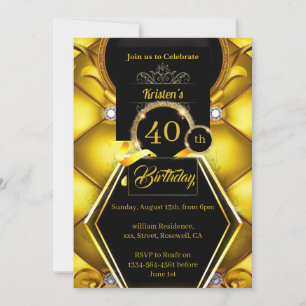 Customisable Birthday Invitation