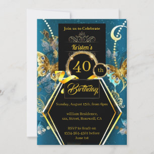 Customisable Birthday Invitation