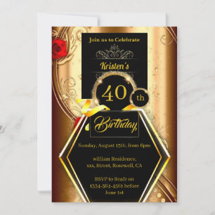Customisable Birthday Invitation