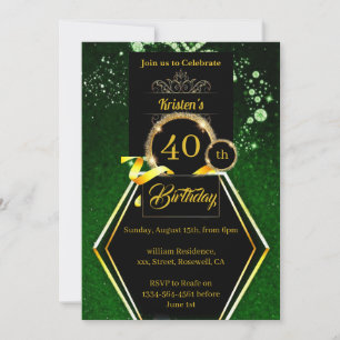 Customisable Birthday Invitation