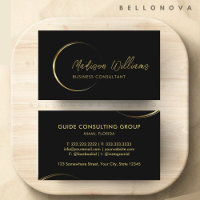 Customisable Black and Gold Professional Business