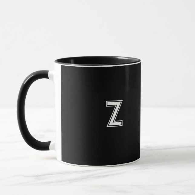 Customisable Black Combo Style Mug Personalised (Left)