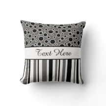 Customisable Black Stripes and Circles