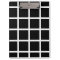 Customisable Black & White Check Pattern Clipboard