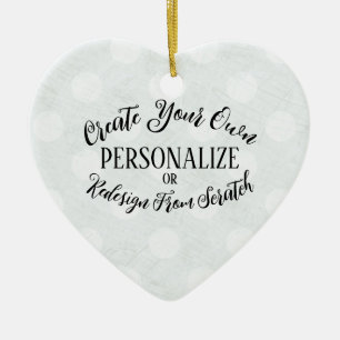 Customisable Blank - Create Your Own Ceramic Tree Decoration