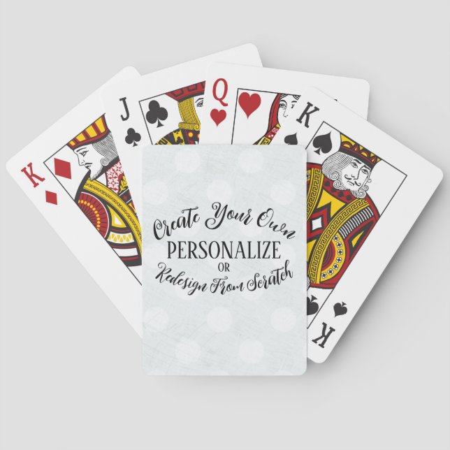 Customisable Blank - Create Your Own Playing Cards (Back)