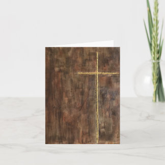 Customisable Blank Cross Note Card