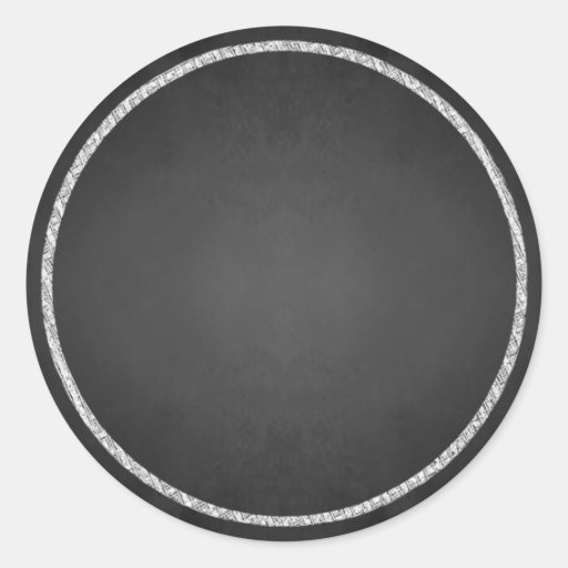 Image of Customisable Blank Faux Chalkboard Stickers
