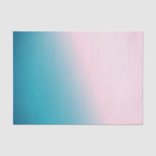 Customisable Blue and Pink Gradient Tissue Paper