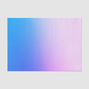 Customisable Blue and Pink Gradient Tissue Paper