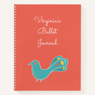 Customisable Blue Bird Bulletn Journal
