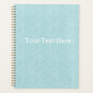 Customisable Blue Knit Inspired  Planner