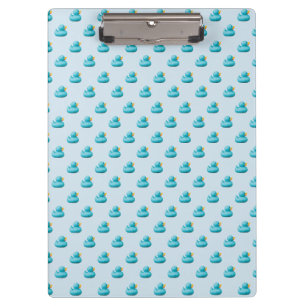 Customisable Blue Rubber Ducks by storeman Clipboard