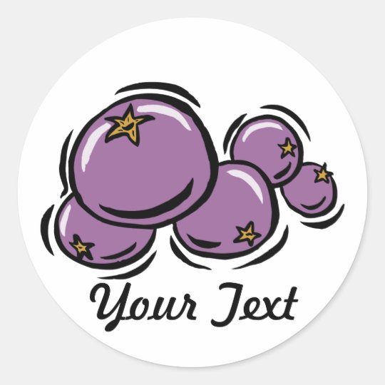 Customisable Blueberry Sticker (LIGHT)