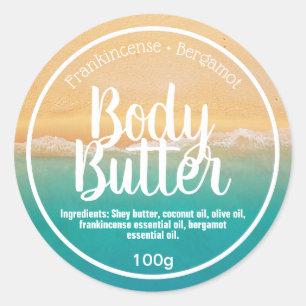 Customisable Body Butter Label