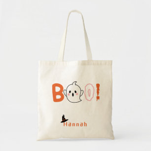customisable Boo halloween Tote Bag