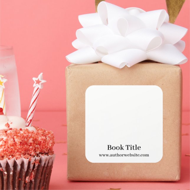Customisable Book Plate Stickers (Party)