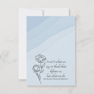 Customisable Bookish Note Card