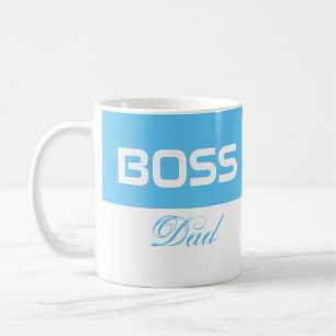 Customisable BOSS DAD humourous text design Coffee Mug