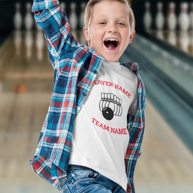 Customisable Bowling Team T-Shirt (Creator Uploaded)