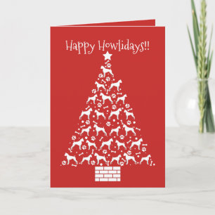 Customisable Boxer Holiday Card