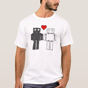 Customisable Boy Bots in Love T-Shirt