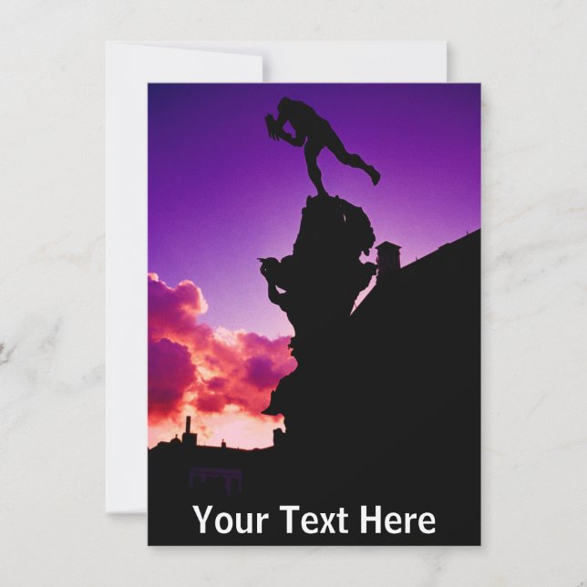 Customisable Brabo, Antwerp card (Front)