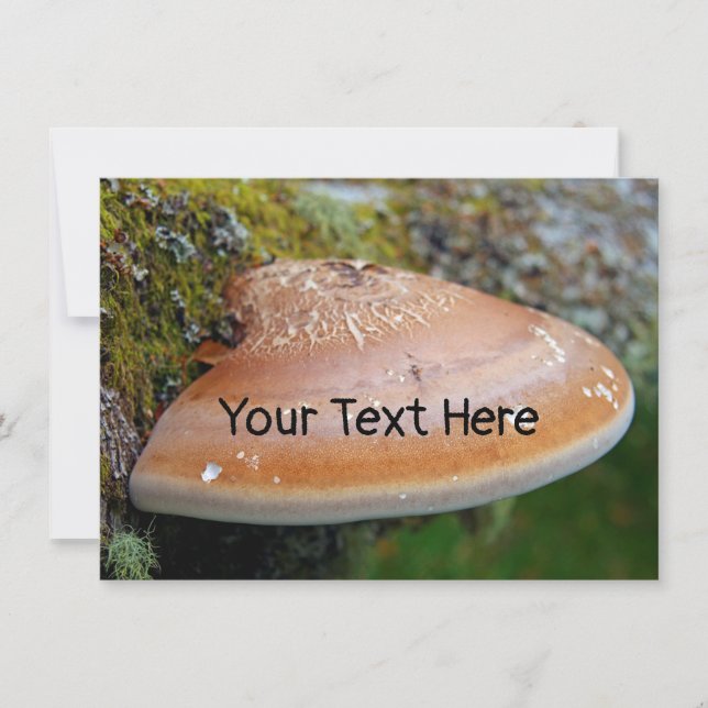 Customisable bracket fungus Card (Front)