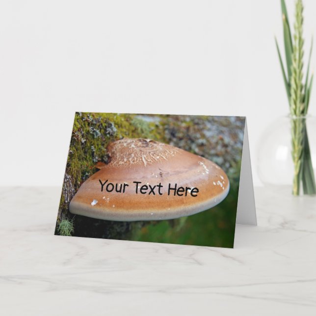 Customisable bracket fungus card (Front)