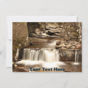 Customisable Bracklinn Falls, Scotland card