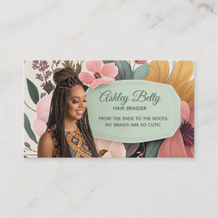 Customisable Braider Business Cards