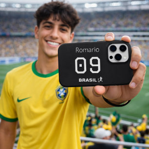 Customisable Brasil Seleção Personalised Gear iPhone 15 Pro Case