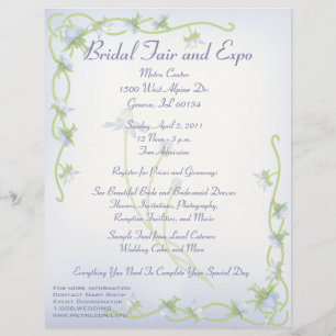 Customisable Bridal Fair Flyer