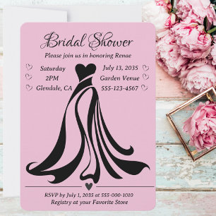 Customisable Bridal Shower Invitation
